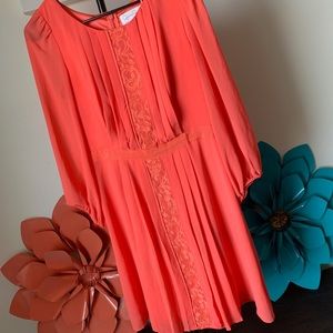 Coral dress